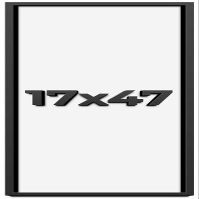 17x47 Shadow Box Frame Black | 1 Inch Deep Solid Wood Shadowbox Display Frame | UV Resistant Acrylic Plexiglass, Acid Free Backing, and Hanging Hardware | Dugan Picture Frame Style