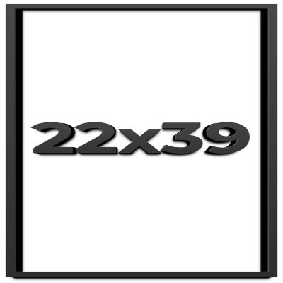 22x39 Shadow Box Frame Black | 1 Inch Deep Solid Wood Shadowbox Display Frame | UV Resistant Acrylic Plexiglass, Acid Free Backing, and Hanging Hardware | Dugan Picture Frame Style