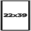22x39 Shadow Box Frame Black | 1 Inch Deep Solid Wood Shadowbox Display Frame | UV Resistant Acrylic Plexiglass, Acid Free Backing, and Hanging Hardware | Dugan Picture Frame Style view 1