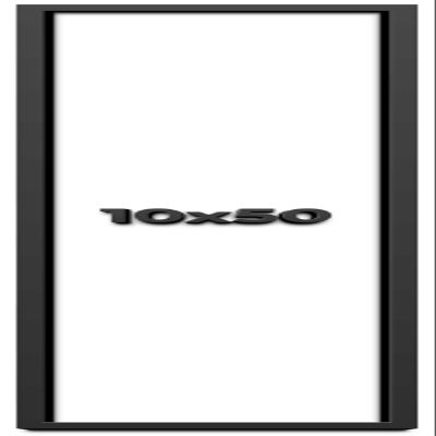10x50 Shadow Box Frame Black | 1 Inch Deep Solid Wood Shadowbox Display | UV Resistant Acrylic Plexiglass, Acid Free Backing, and Hanging Hardware | Dugan Picture Style