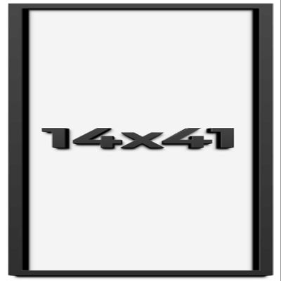 14x41 Shadow Box Frame Black | 1 Inch Deep Solid Wood Shadowbox Display Frame | UV Resistant Acrylic Plexiglass, Acid Free Backing, and Hanging Hardware | Dugan Picture Frame Style
