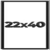 22x40 Shadow Box Frame Black | 1 Inch Deep Solid Wood Shadowbox Display Frame | UV Resistant Acrylic Plexiglass, Acid Free Backing, and Hanging Hardware | Dugan Picture Frame Style view 4