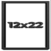 12x22 Shadow Box Frame Black | 1 Inch Deep Solid Wood Shadowbox Display Frame | UV Resistant Acrylic Plexiglass, Acid Free Backing, and Hanging Hardware | Dugan Picture Frame Style view 1