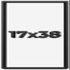 17x38 Shadow Box Frame Black | 1 Inch Deep Solid Wood Shadowbox Display Frame | UV Resistant Acrylic Plexiglass, Acid Free Backing, and Hanging Hardware | Dugan Picture Frame Style view 1