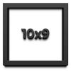 10x9 Shadow Box Frame Black | 1 Inch Deep Solid Wood Shadowbox Display Frame | UV Resistant Acrylic Plexiglass, Acid Free Backing, and Hanging Hardware | Dugan Picture Frame Style view 1