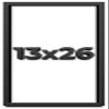 13x26 Shadow Box Frame Black | 1 Inch Deep Solid Wood Shadowbox Display Frame | UV Resistant Acrylic Plexiglass, Acid Free Backing, and Hanging Hardware | Dugan Picture Frame Style view 1