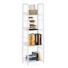 Azheruol Bookshelf Storage Shelf Small Bookcase Freestanding Storage Stand for Living Room Bedroom, Kitchen, Rust Resistance, Easy Assembly Free Combination Multi-Functional Organizer (4 Tiers, White) view 1