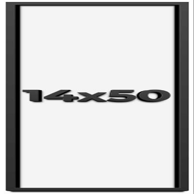 14x50 Shadow Box Frame Black | 1 Inch Deep Solid Wood Shadowbox Display Frame | UV Resistant Acrylic Plexiglass, Acid Free Backing, and Hanging Hardware | Dugan Picture Frame Style