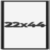 22x44 Shadow Box Frame Black | 1 Inch Deep Solid Wood Shadowbox Display Frame | UV Resistant Acrylic Plexiglass, Acid Free Backing, and Hanging Hardware | Dugan Picture Frame Style view 4