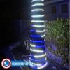 Russell Decor 200ft White Blue LED Rope Lights with 4-Level Dimmable Controller Outdoor Decorative Lighting for Christmas Winter Snow Wedding Party Theme view 2