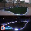 Russell Decor 200ft White Blue LED Rope Lights with 4-Level Dimmable Controller Outdoor Decorative Lighting for Christmas Winter Snow Wedding Party Theme view 4