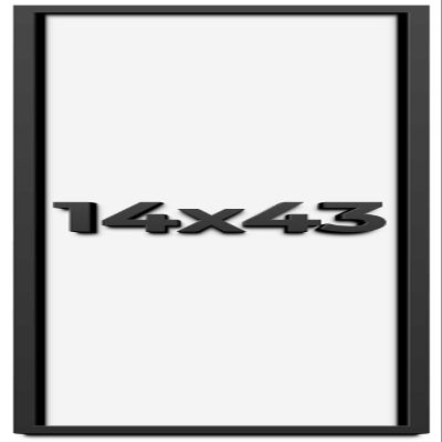 14x43 Shadow Box Frame Black | 1 Inch Deep Solid Wood Shadowbox Display Frame | UV Resistant Acrylic Plexiglass, Acid Free Backing, and Hanging Hardware | Dugan Picture Frame Style
