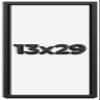13x29 Shadow Box Frame Black | 1 Inch Deep Solid Wood Shadowbox Display Frame | UV Resistant Acrylic Plexiglass, Acid Free Backing, and Hanging Hardware | Dugan Picture Frame Style view 1