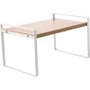 Zerodeko Storage Rack Iron Desktop Organizer for Office and Home Desk Holder Removable Design Space-Saving for Books Stationery and Sundries view 1