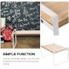 Zerodeko Storage Rack Iron Desktop Organizer for Office and Home Desk Holder Removable Design Space-Saving for Books Stationery and Sundries view 3