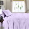 1000 Thread Count 100% Long Staple Egyptian Cotton Soft Combed, 4 Piece Sheets Set, Smooth & Soft Sateen Weave, Luxury Hotel Collection Bedding, Deep Pocket Fitted (Twin XL, Lilac Stripe) view 2