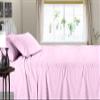 1000 Thread Count 100% Long Staple Egyptian Cotton Soft Combed, 4 Piece Sheets Set, Smooth & Soft Sateen Weave, Luxury Hotel Collection Bedding, Deep Pocket Fitted (Twin XL, Pink Stripe) view 2