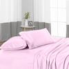 1000 Thread Count 100% Long Staple Egyptian Cotton Soft Combed, 4 Piece Sheets Set, Smooth & Soft Sateen Weave, Luxury Hotel Collection Bedding, Deep Pocket Fitted (Twin XL, Pink Stripe) view 3