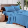 1000 Thread Count 100% Egyptian Cotton Pillow Cases, Queen Pillowcase Set of 2 Long-Staple Pillow Cover for Sleeping Soft & Silky Sateen Weave Hotel Pillowcases (Medium Blue Solid) view 1