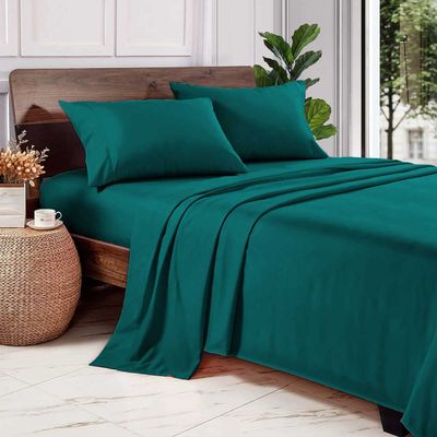 1000 Thread Count 100% Long Staple Egyptian Cotton Soft Combed, 4 Piece Sheets Set, Smooth & Soft Sateen Weave, Luxury Hotel Collection Bedding, Deep Pocket Fitted (Twin XL, Royal Blue Solid)