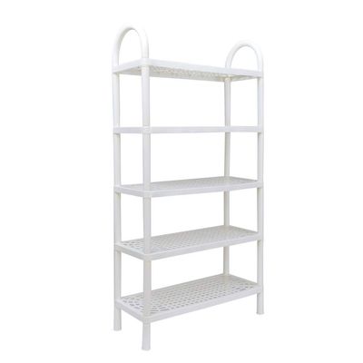 ZEELYDE Shoe Rack,Dormitory Simple Plastic Multi-Storey Household Bedroom Shoe Storage Rack Standing Storage Shelf Slipers Shoe Cabinet Hallway Entryway Shoes Organizer Happy