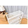 ZEELYDE Shoe Rack,Dormitory Simple Plastic Multi-Storey Household Bedroom Shoe Storage Rack Standing Storage Shelf Slipers Shoe Cabinet Hallway Entryway Shoes Organizer Happy view 2