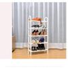 ZEELYDE Shoe Rack,Dormitory Simple Plastic Multi-Storey Household Bedroom Shoe Storage Rack Standing Storage Shelf Slipers Shoe Cabinet Hallway Entryway Shoes Organizer Happy view 4