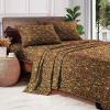 1000 Thread Count 100% Egyptian Cotton Pillow Cases, King Pillowcase Set of 2 Long-Staple Pillow Cover for Sleeping Soft & Silky Sateen Weave Hotel Pillowcases (Leopard Print) view 1