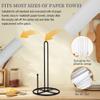 2 Pack Paper Towel Holder,Paper Towel Holder Countertop,Standing Paper Towel Holders view 4
