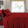 1000 Thread Count 100% Long Staple Egyptian Cotton Soft Combed, 4 Piece Sheets Set, Smooth & Soft Sateen Weave, Luxury Hotel Collection Bedding, Deep Pocket Fitted (Twin XL, Burgundy Stripe) view 2
