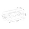 ZEELYDE Shoe Rack,Shoebox Shoe Cabinet Dustproof Transparent Breathable Storage Space-Saving Dormitory Household 37.5X20X12.5CM Happy view 2