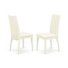 Atlin Designs 5-Piece Wood Dining Set with Cushion Seat in White view 4