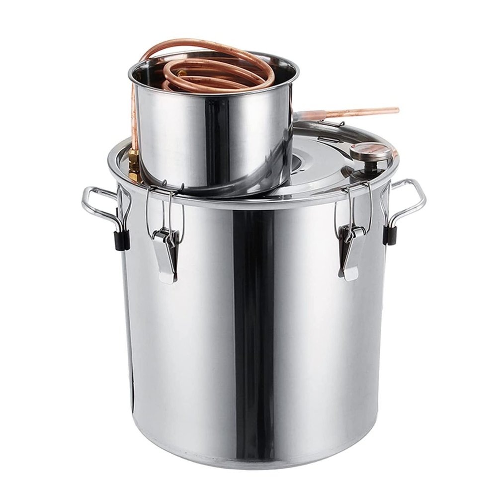 ANZAGA Brew Fermenter Homebrew Kit with Thermometer, Brewing Equipment,6l/1.5gal