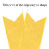 Hongsome 2 Pcs Large Yellow Easter Wreath Bow Decor, Classic Glitter String & Burlap Ribbon, Spring/Summer/Autumn/Winter Tree Topper Bows view 3