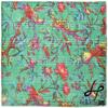 Handicrafts Plus King/Queen Size Kantha Quilt Beautiful Bedding Bedcover Bird Print Olive Green Color Coverlet 90x108'' view 1