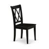 Atlin Designs 11" Wood Dining Chairs in Black (Set of 2) view 4