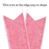 2 Pcs Large Pink Easter Wreath Bows Decor,Spring Tree Topper Bow Decorations with Pink Burlap and Glitter String for Chridtmas Tree Holiday Home Front Door Outdoor view 3
