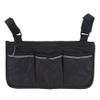 LIUGOU Wheelchair Side Bag with Pouches and Reflective Stripe, Wheelchair Armrest Side Organizer for Electric Wheelchairs, Wheelchair Lightweight and Easy to Use view 4