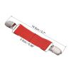 PATIKIL Hat Clip for Travel, 2Pcs Elastic Webbing Strap Hanging Buckle Glove Mitten Clips with Double Side Metal Clip for Keys Bed Sheet Sleeves Shawl, Red view 2