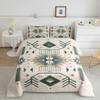 American Southwest Comforter Set Queen Size Indian Tribal Aztec Style Bedding Set for Kids Teens Adults Women Bedroom Decor Geometric Abstract Arrow Quilt Set Boho Beige Duvet Insert 3pcs view 4