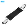 PATIKIL Hat Clip for Travel, 2Pcs Elastic Webbing Strap Hanging Buckle Glove Mitten Clips with Double Side Metal Clip for Keys Bed Sheet Sleeves Shawl, Black view 3