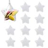 Cyrank Cute Baby Shower Favors, 10Pcs Star Shape Fillable Candy Chocolate Bottles Box for Baby Shower Clear Plastic Ornaments Balls Bottle view 1