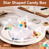 Cyrank Cute Baby Shower Favors, 10Pcs Star Shape Fillable Candy Chocolate Bottles Box for Baby Shower Clear Plastic Ornaments Balls Bottle view 3
