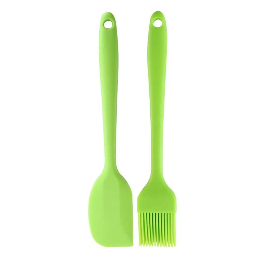 Brush Mixing Batter Set Small Food Grade Silicone Kitchen Utensils Baking Tools (A)