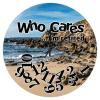 Coast Stones Travel Lovers Gift Art Clock Retirement Gift Clock Who Cares I'm Retired Coast Stones Wood Clocks Battery Operated Silent Clocks for Living Room 10inch view 1