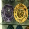 Ceramic Wall Hanging Plates for Guest Room, Add soul to your room, Floral Pattern, Easy to Hang Decorative Plates, Ceramic Serving Platter view 2