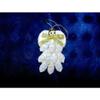 1 Pcs Christmas Real Glitter White Cirithium & Heart Cockle Sea Shell Ornament view 2