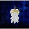 1 Pcs Christmas Real Glitter White Cirithium & Heart Cockle Sea Shell Ornament view 3