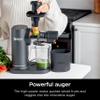 Ninja NeverClog Cold Press Juicer, Powerful Slow Juicer with Total Pulp Control, Countertop, Electric, 2 Pulp Functions, Dishwasher Safe, 2nd Generation, Charcoal, JC151 view 3