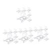 ibasenice 4sets Plastic Card Display Stand s for Bulk Plates Adjustable Easel Holder for Trading Cards for Home Decor 6pcs*4 view 1